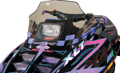 Powermadd Cobra Windshield 14in Tint Purple Checks 1988-1998 Polaris Indy 11131