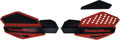 PowerMadd Cobra Handguards Red/Black 34202