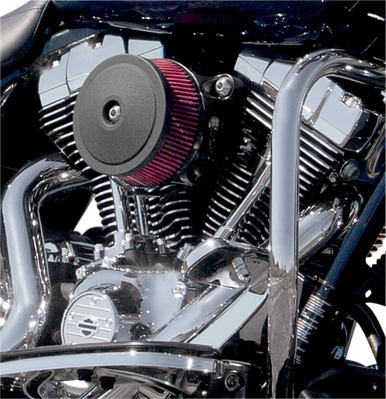 S&S CYCLE Bob Dome Air Cleaner Cover - Black 170-0124