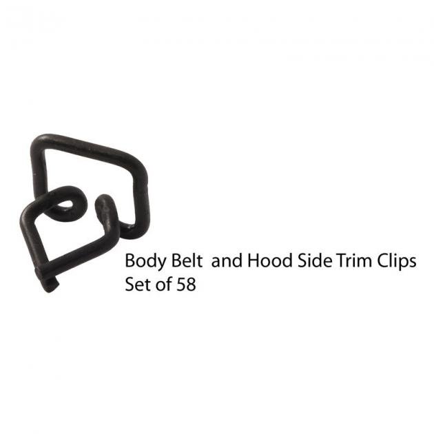 Dennis Carpenter Body Belt Hood Trim Clip - 1938 Ford Car 81A-20005