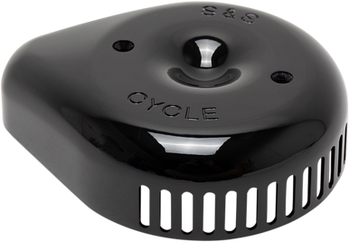 S&S CYCLE Slasher Air Cleaner Cover - Black 170-0533