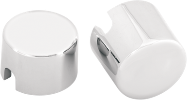DRAG SPECIALTIES Axle Caps - Chrome - Rear - '00-'07 Softail W16-0333