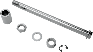 DRAG SPECIALTIES Axle - Rear - Kit - Chrome W16-0336