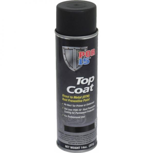 POR-15Â Top Coat Paint Aerosol, Assorted Colors