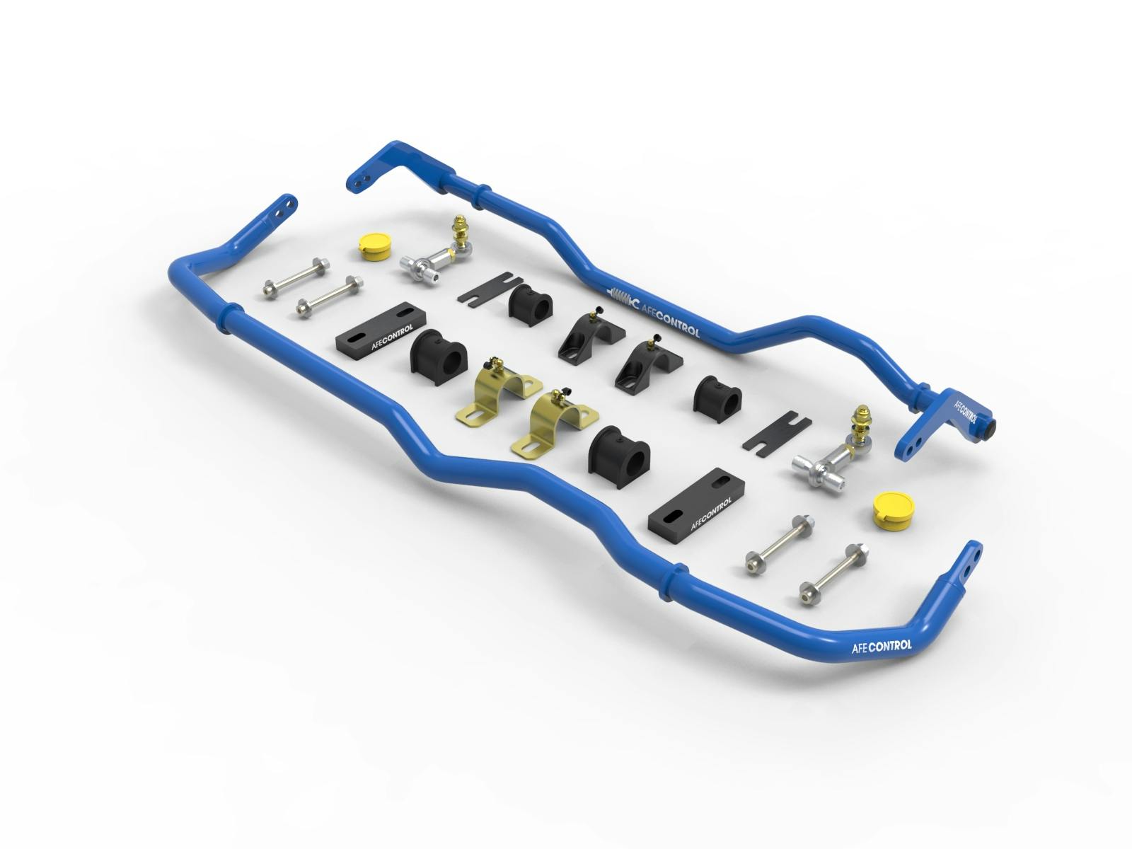 AFE 440-612001-L aFe CONTROL Front and Rear Sway Bar Set Blue