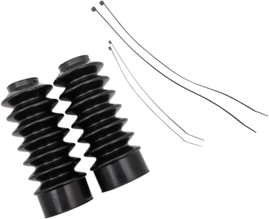 DRAG SPECIALTIES Rubber Fork Boots - 39 mm - 7" L C23-0219