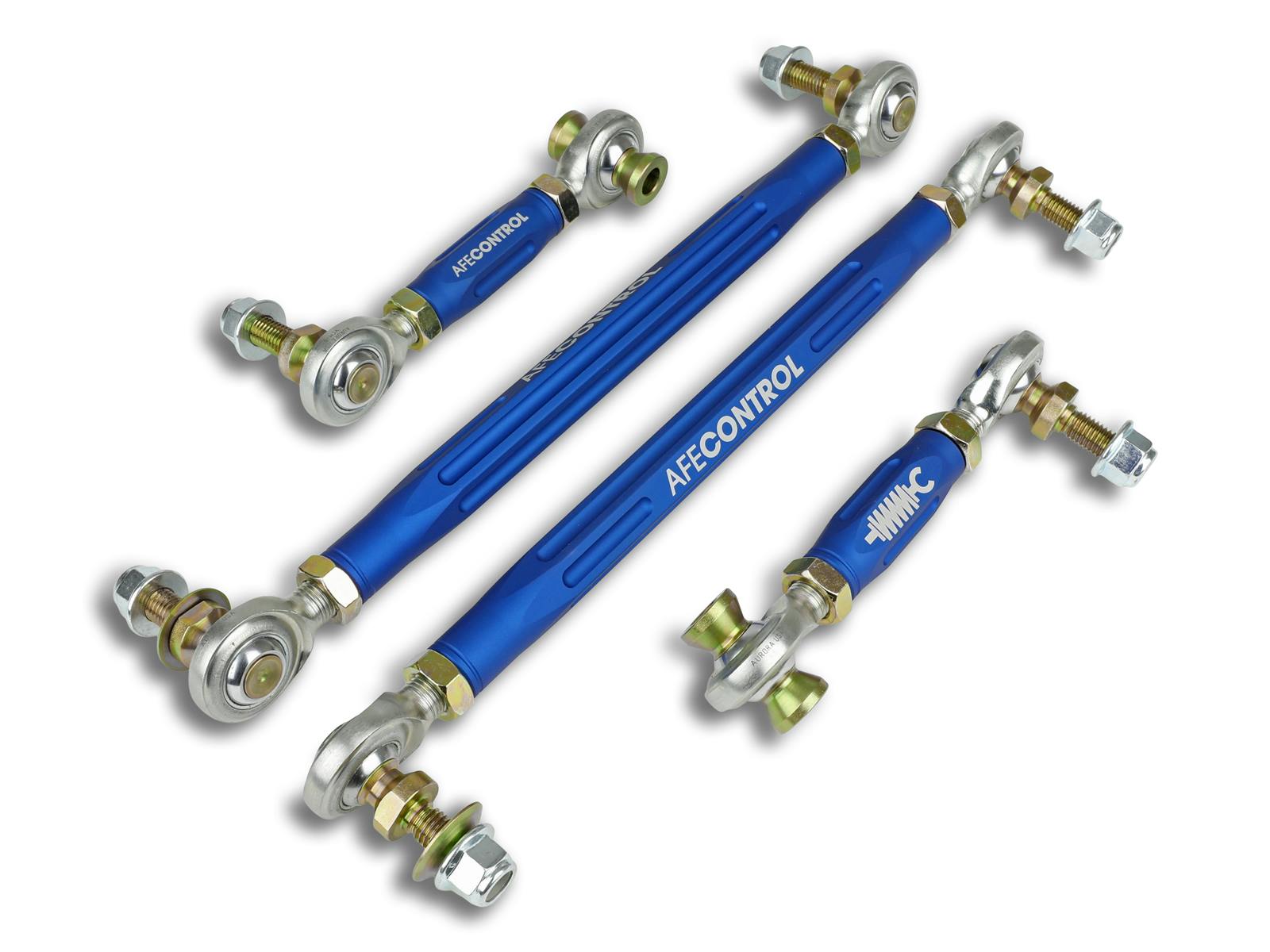 AFE 442-502001-L aFe CONTROL Adjustable End Link Set Blue
