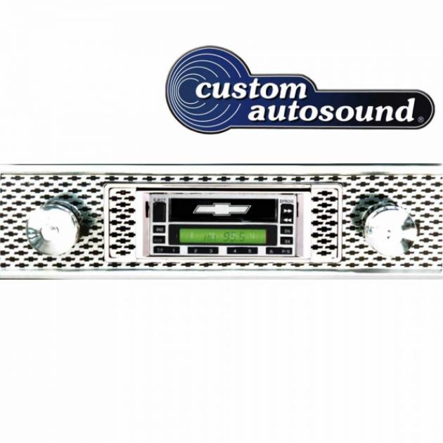 Custom Autosound AM-FM Stereo Radios | Chevy Concours USA-230 Stereo, 200 Watt, With Auxiliary Inputs, Custom Autosound, 1957