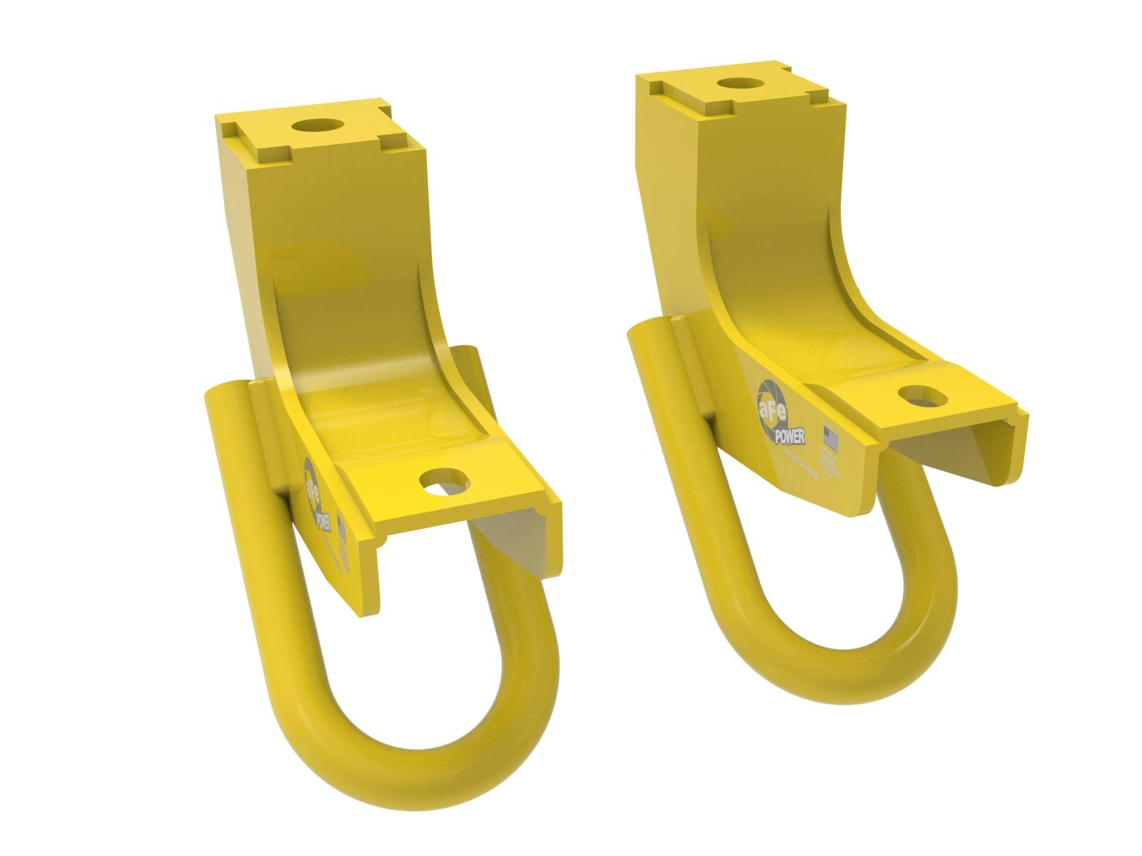 AFE 450-72T001-Y aFe POWER Front Tow Hook Yellow