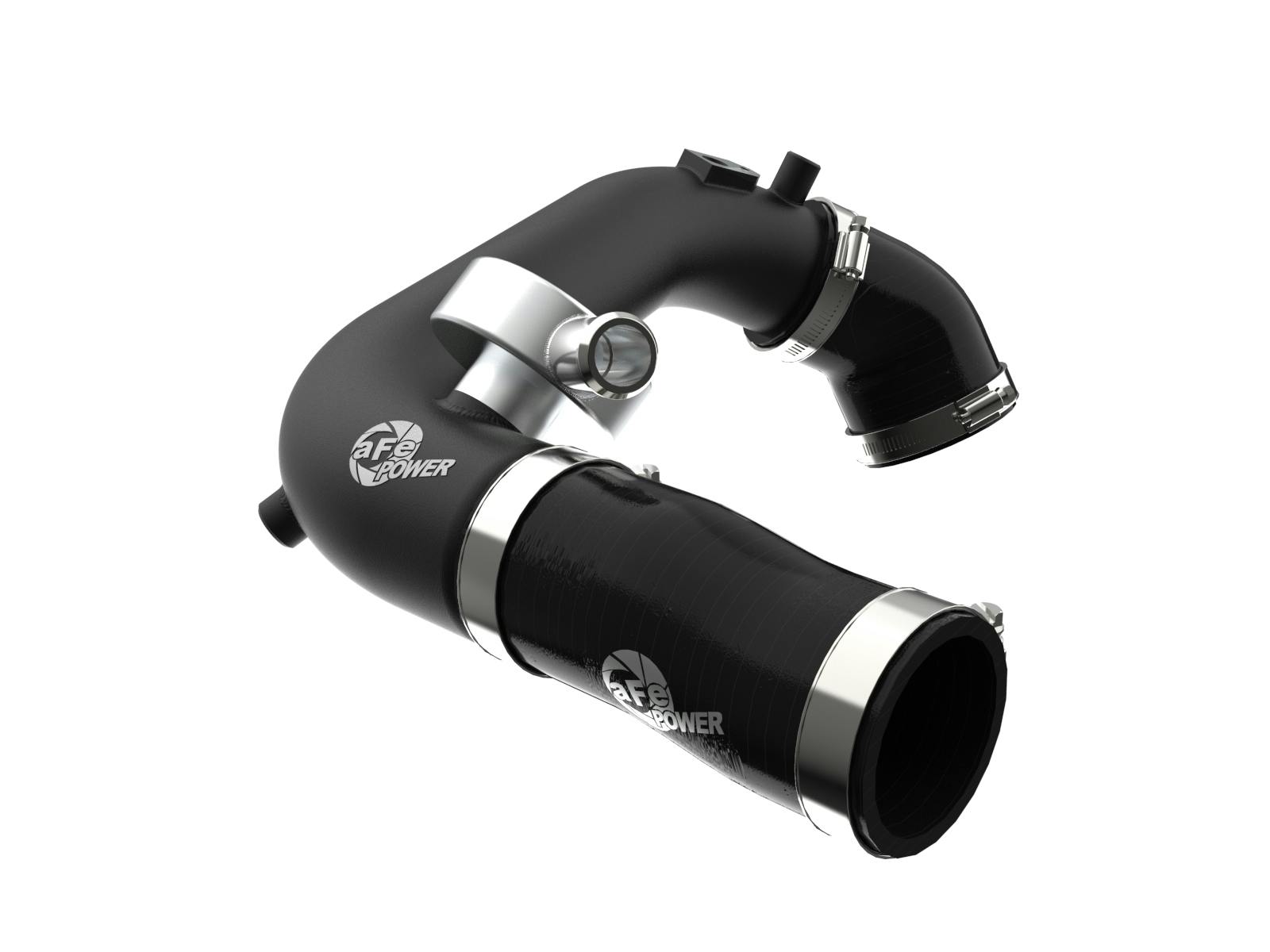 AFE 46-20468-B BladeRunner 2-1/2 IN Aluminum Hot Charge Pipe Black