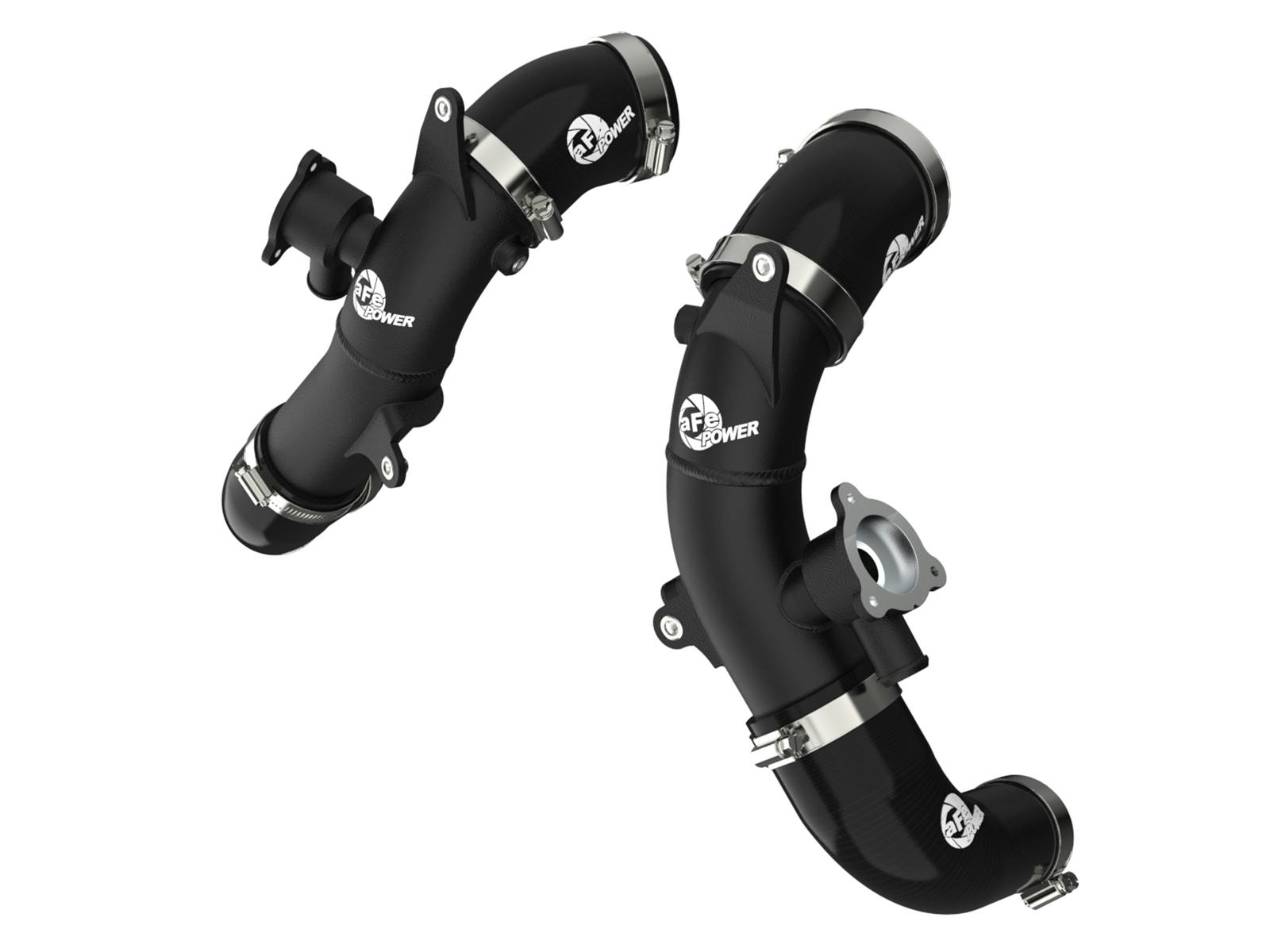 AFE 46-20568-B BladeRunner 2-1/2 IN Aluminum Hot Charge Pipe Black
