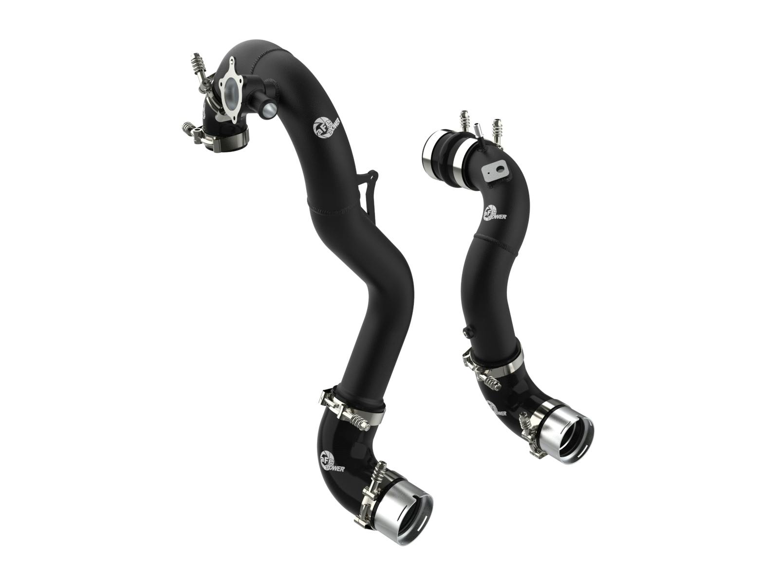AFE 46-20574-B BladeRunner 3 IN Aluminum Hot and Cold Charge Pipe Kit Black