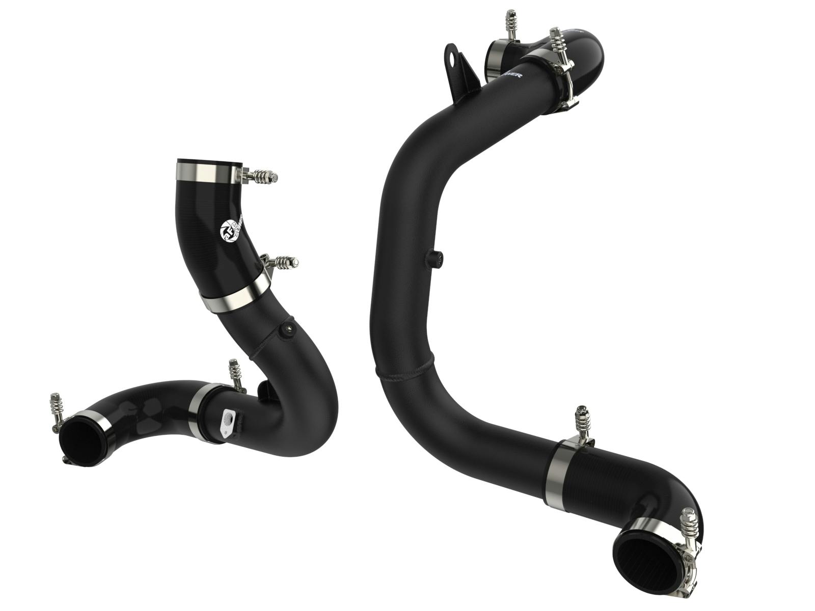 AFE 46-20604-B BladeRunner 3 IN Aluminum Hot and Cold Charge Pipe Kit Black