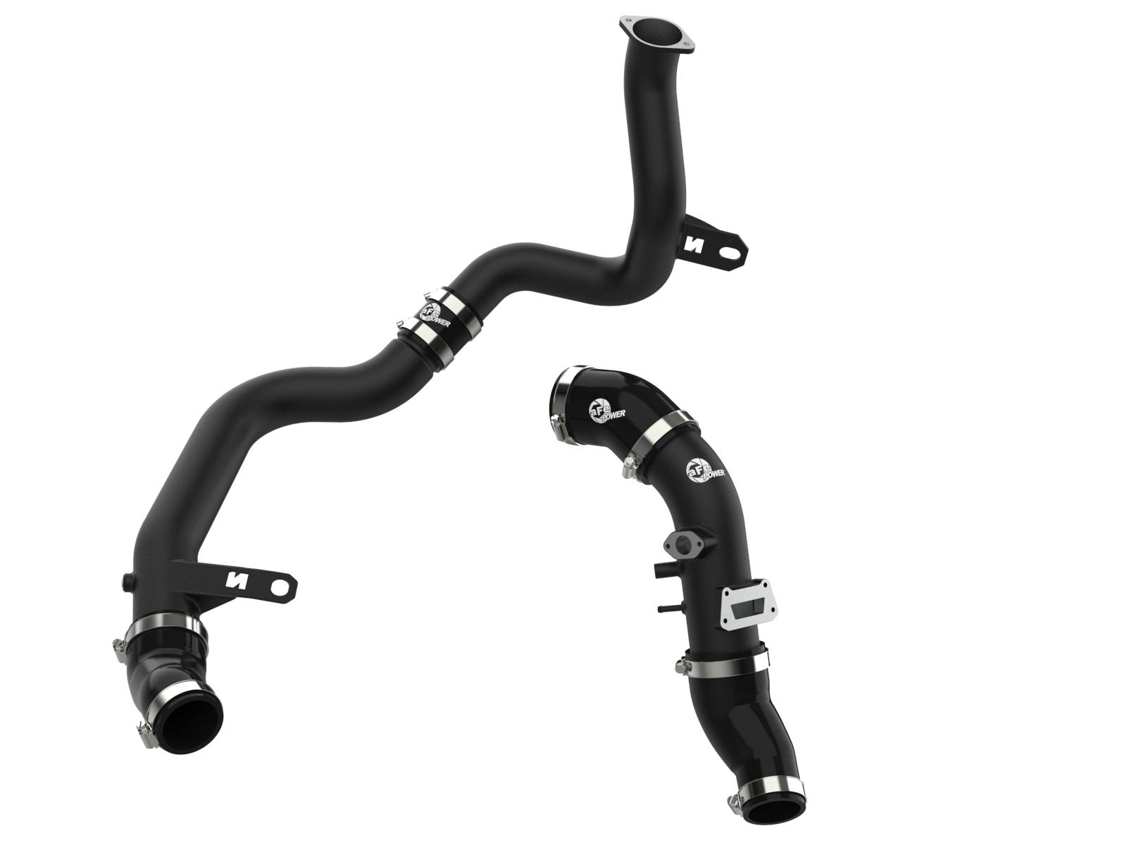 AFE 46-20624-B BladeRunner Aluminum Hot and Cold Charge Pipe Kit Black