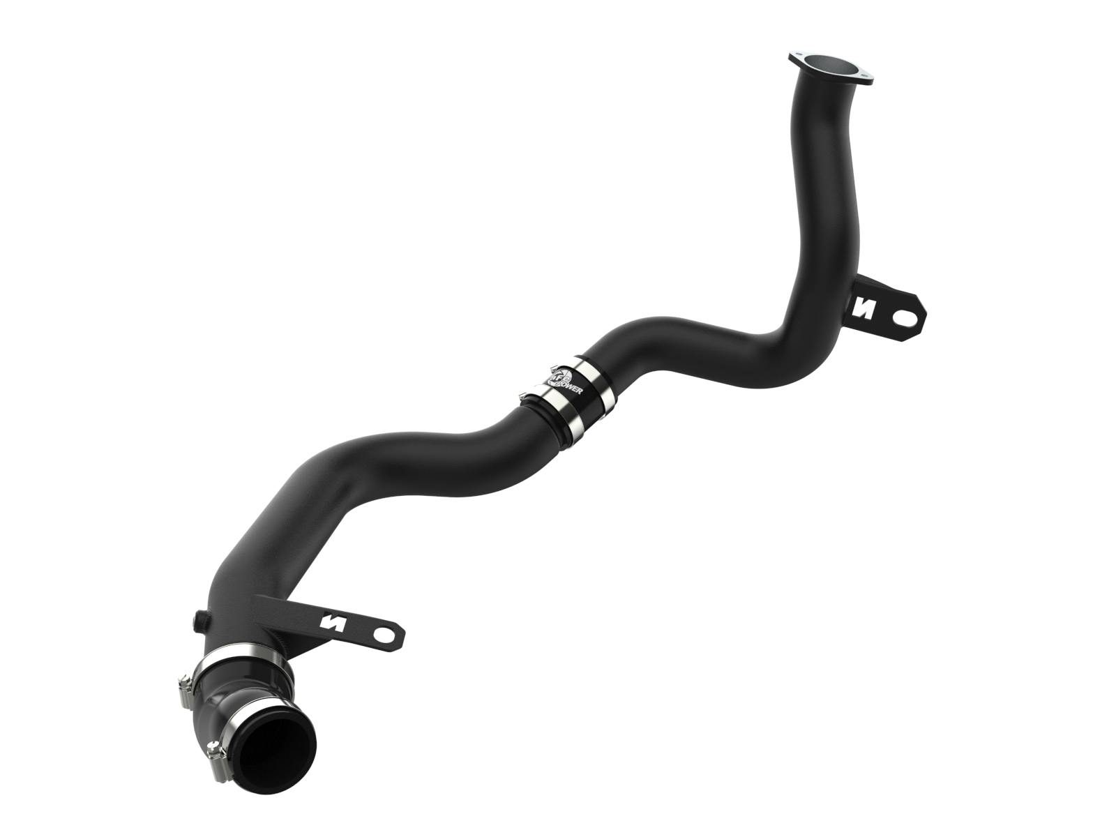 AFE 46-20628-B BladeRunner 2-1/4 IN to 2-1/2 IN Aluminum Hot Charge Pipe Black