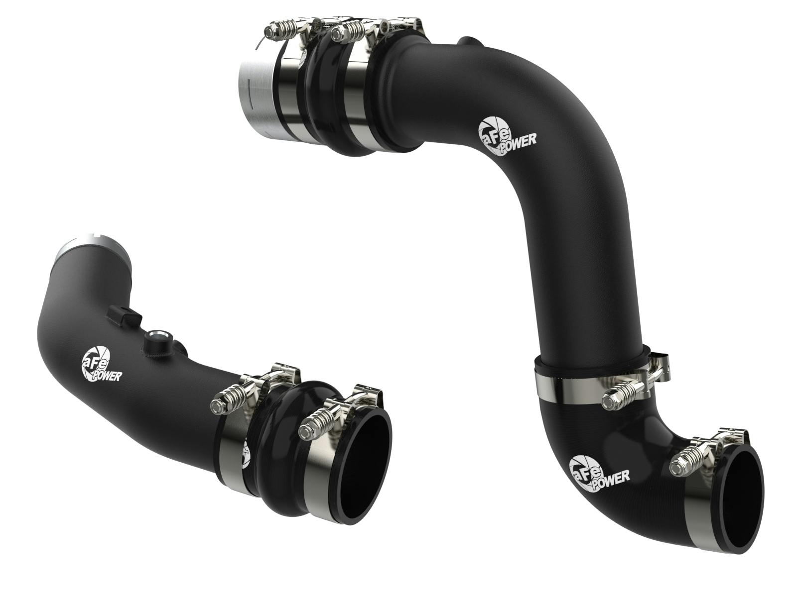 AFE 46-20684-B BladeRunner Aluminum Hot and Cold Charge Pipe Kit Black