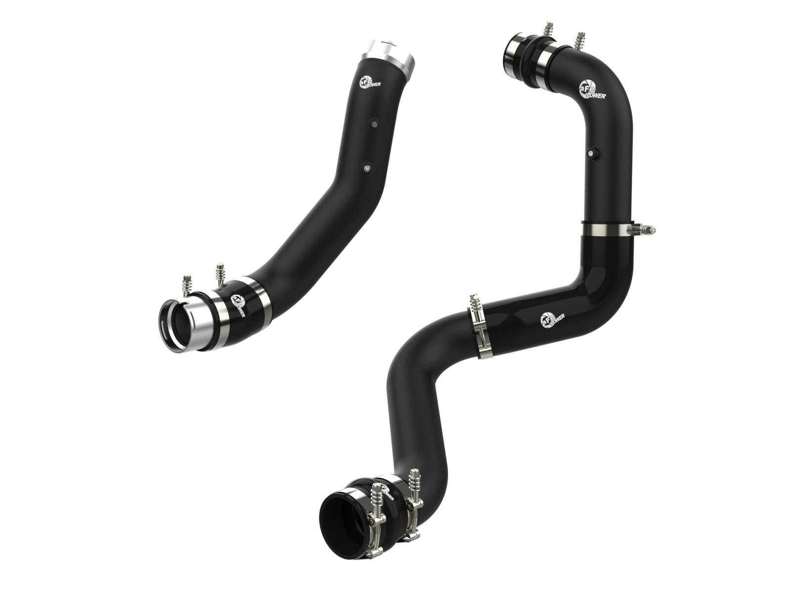 AFE 46-20704-B BladeRunner Aluminum Hot and Cold Charge Pipe Kit Black