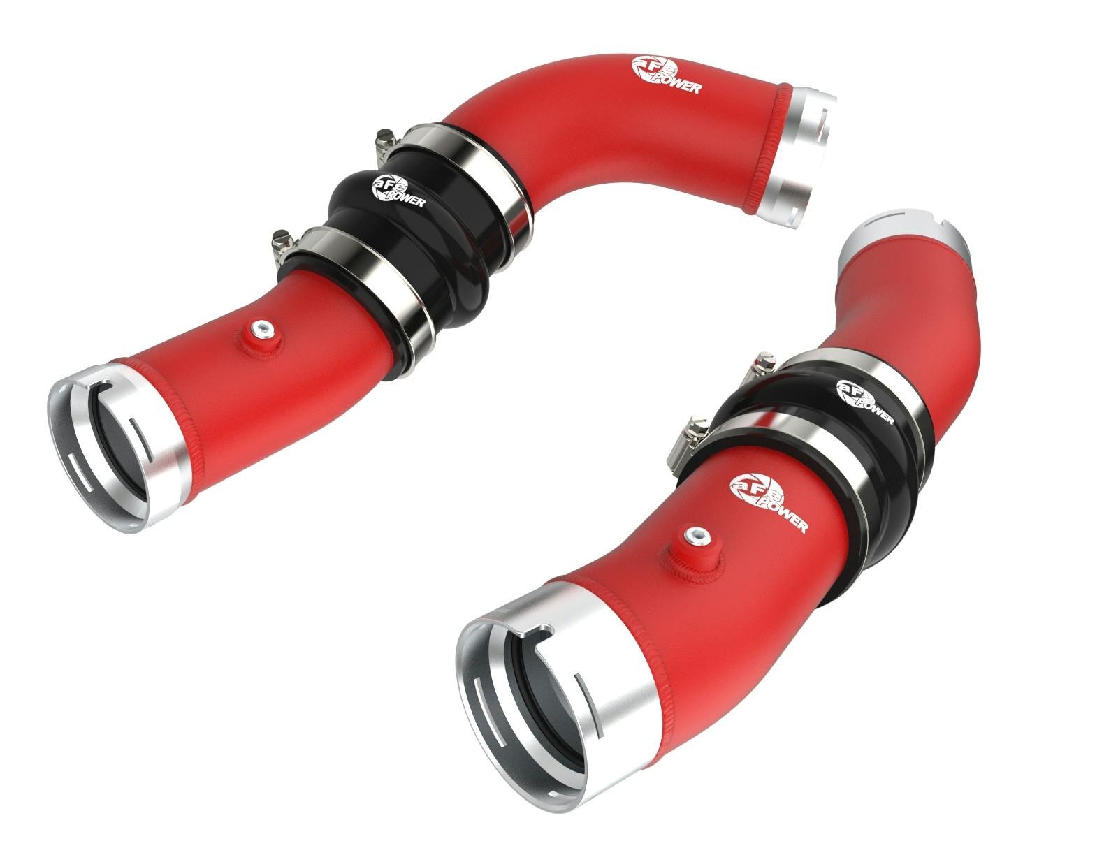 AFE 46-20724-R BladeRunner Aluminum Hot and Cold Charge Pipe Kit Red
