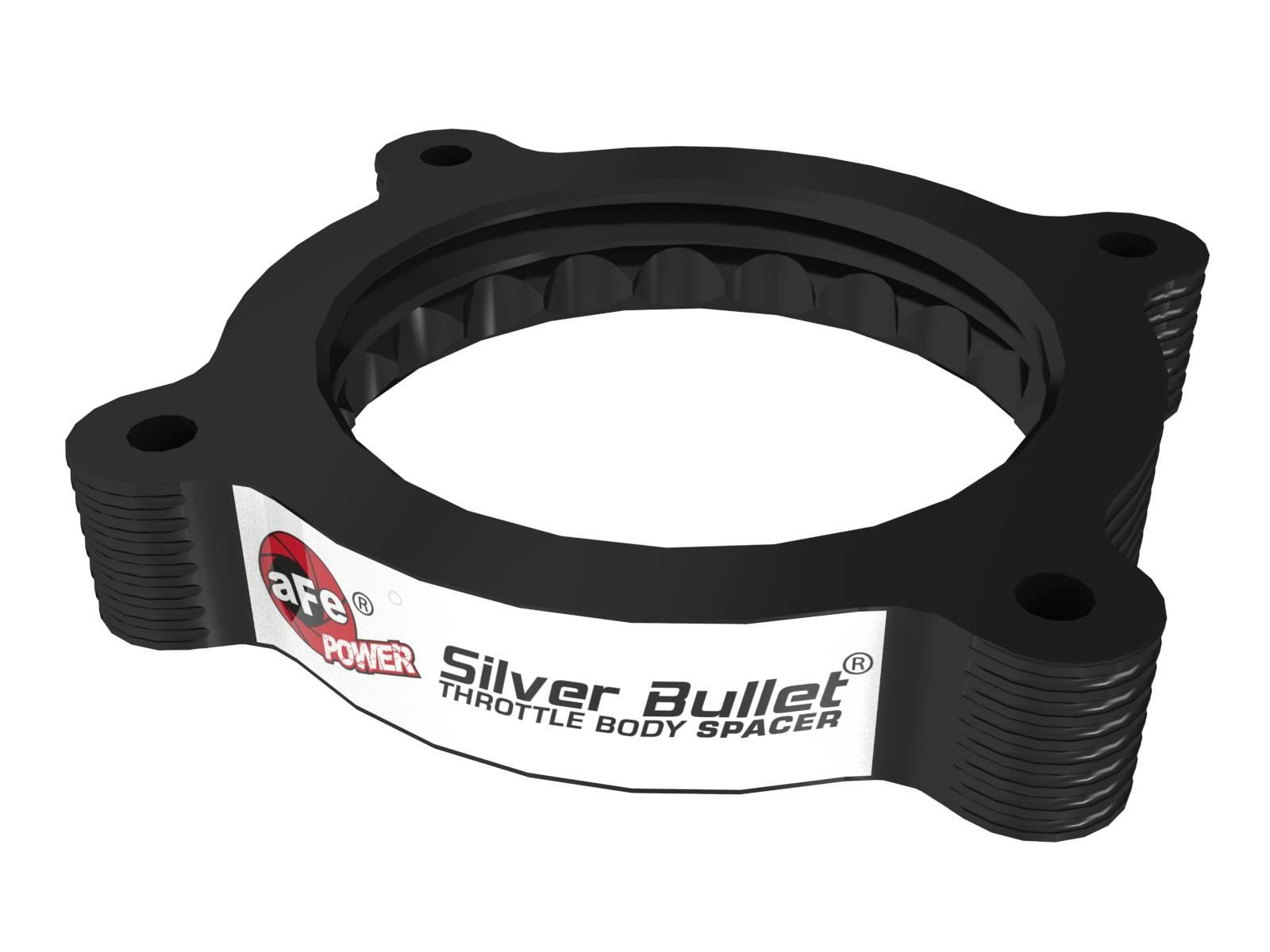 AFE 46-36011B Silver Bullet Throttle Body Spacer Kit Black