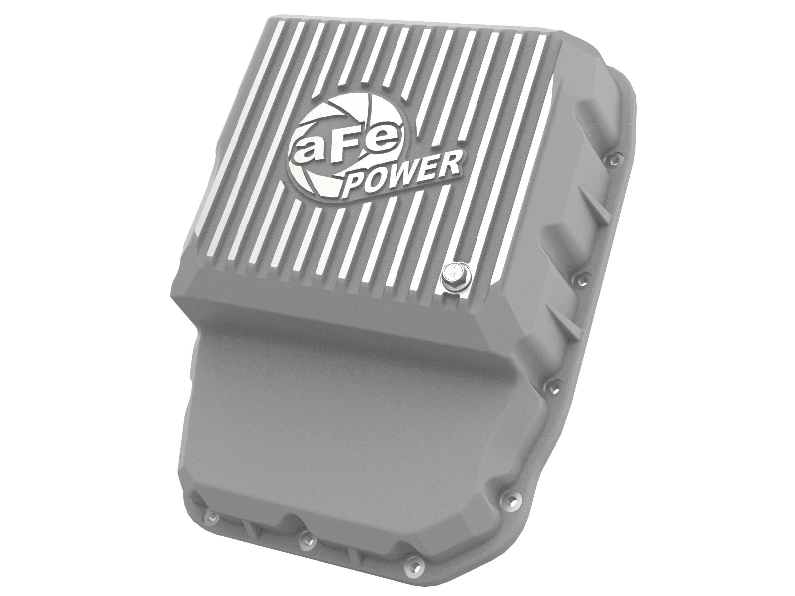 AFE 46-70060 aFe POWER Street Series Transmission Pan Raw w/ Machined Fins