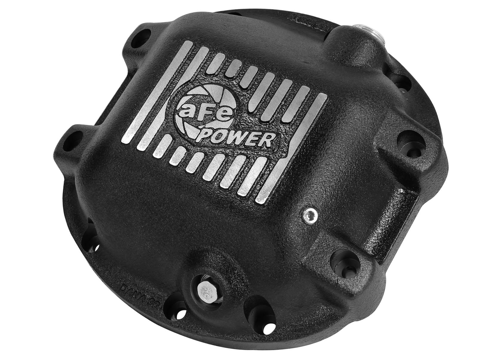 AFE 46-70192 Pro Series Rear Differential Cover Black w/ Machined Fins