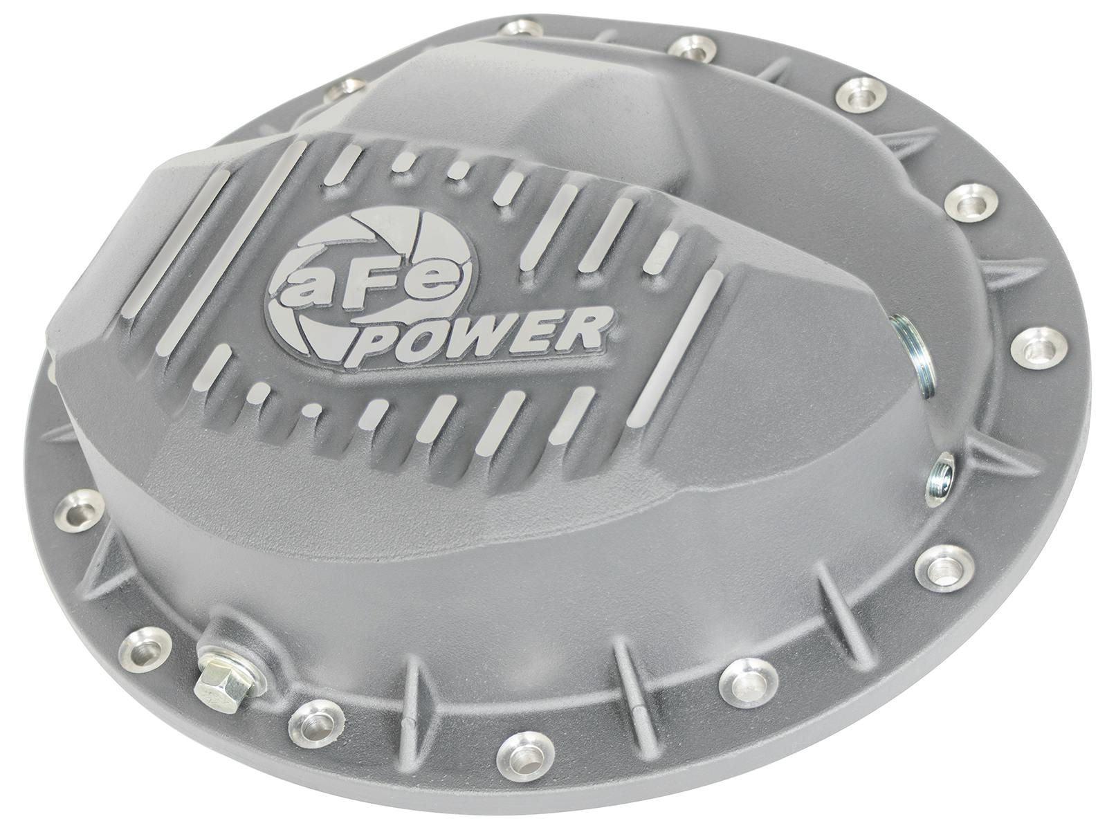AFE 46-70370 Street Series Rear Differential Cover Raw w/ Machined Fins