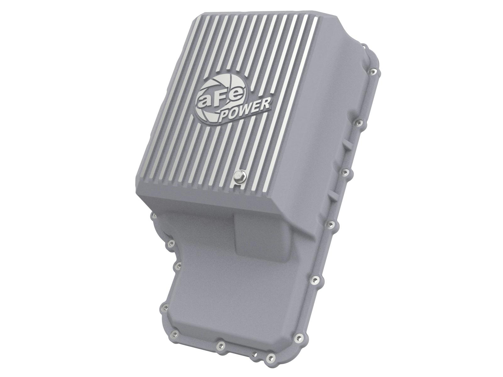 AFE 46-71220A aFe POWER Street Series Transmission Pan Raw w/ Machined Fins
