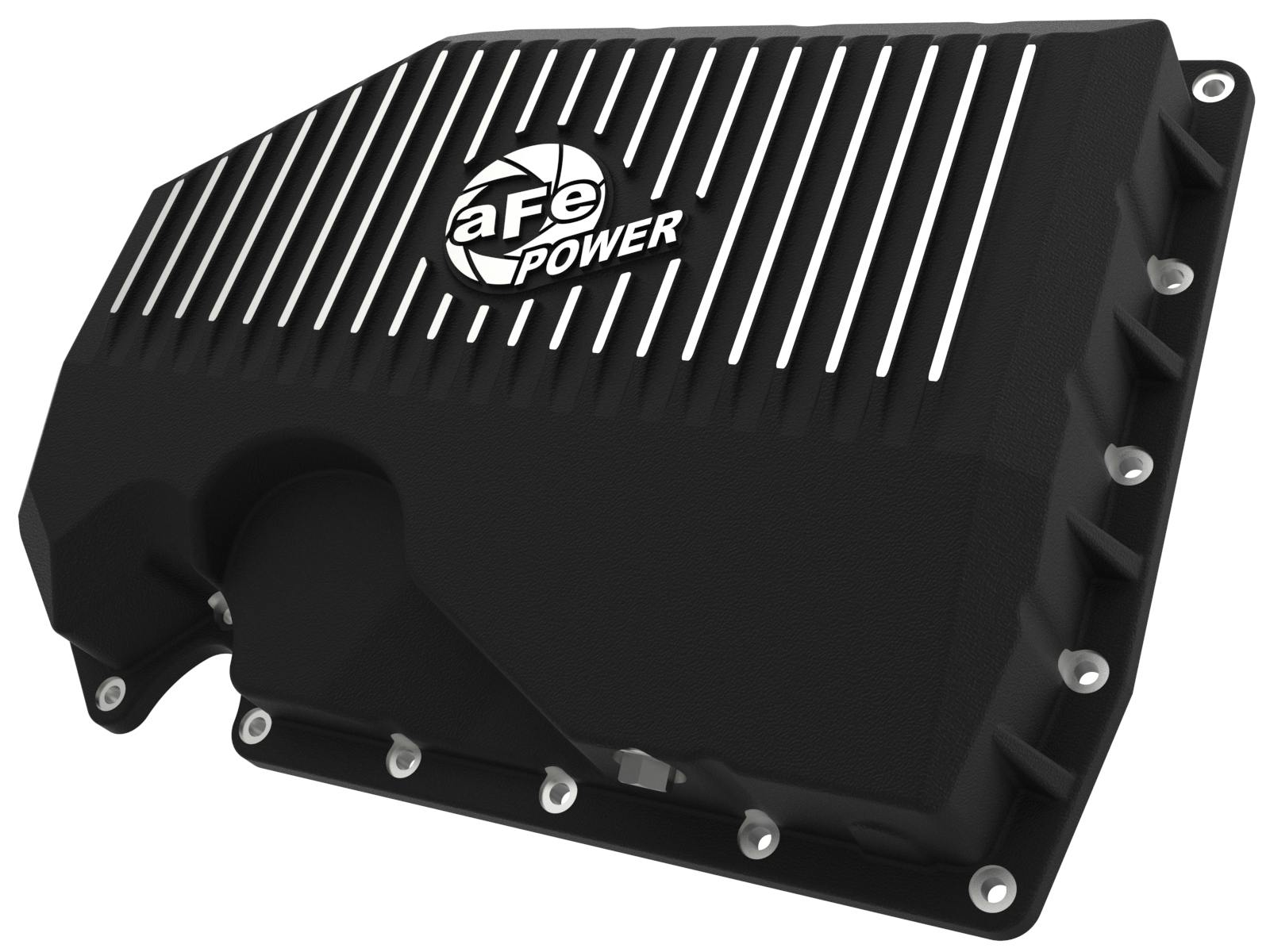 AFE 46-71240B aFe POWER Pro Series Engine Oil Pan Black w/ Machined Fins