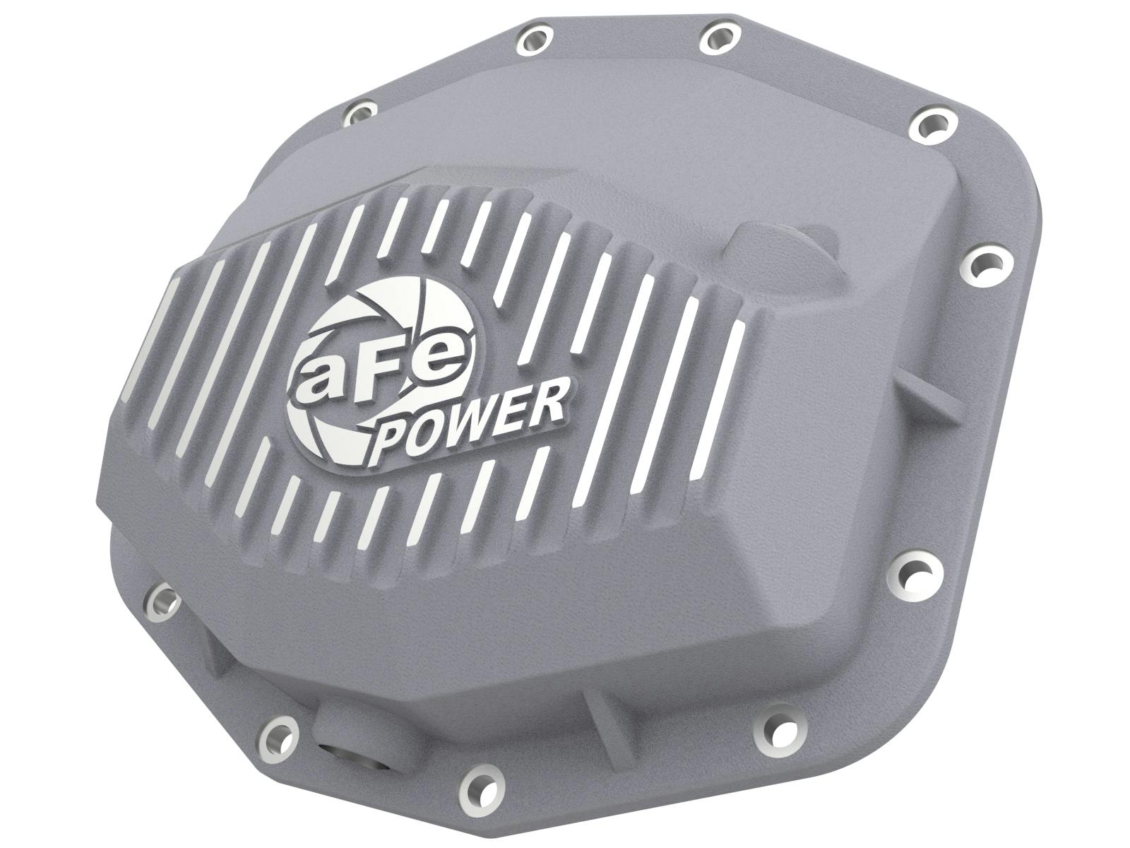 AFE 46-71280A Street Series Rear Differential Cover Raw w/ Machined Fins