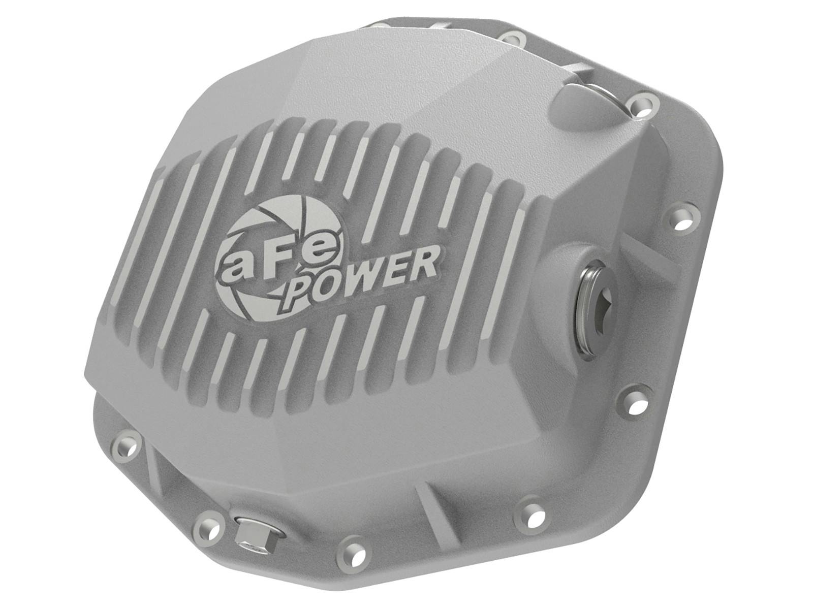 AFE 46-71290A Street Series Rear Differential Cover Raw w/ Machined Fins
