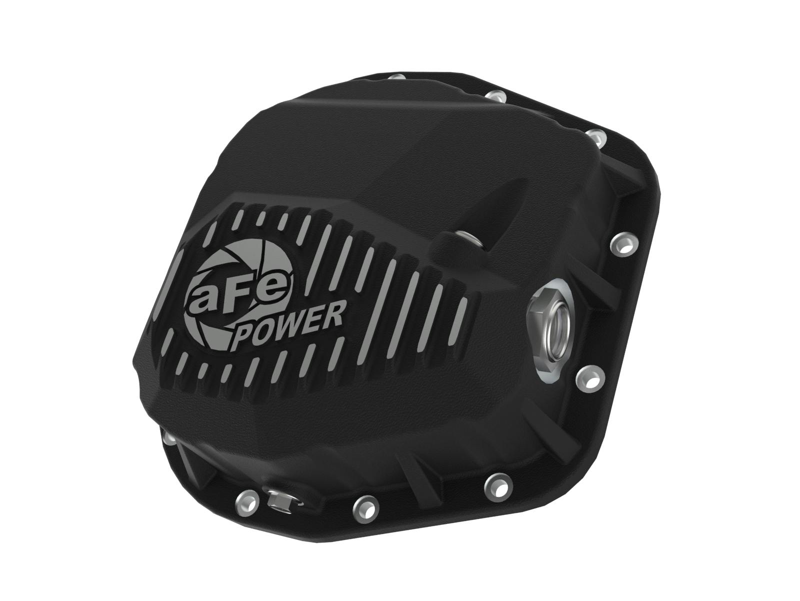 AFE 46-71320B Pro Series 9.75 Rear Differential Cover Black w/ Machined Fins