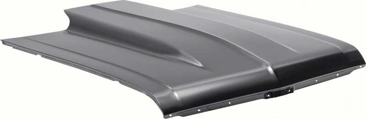 1968-72 Chevy II, Nova, Cowl Induction Hood, Stamped Steel, 4" Rise, EDP Coated