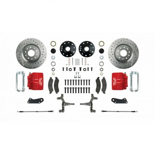 Big Brake Front Disc Conv, Wheel Kit With Drop Spindles