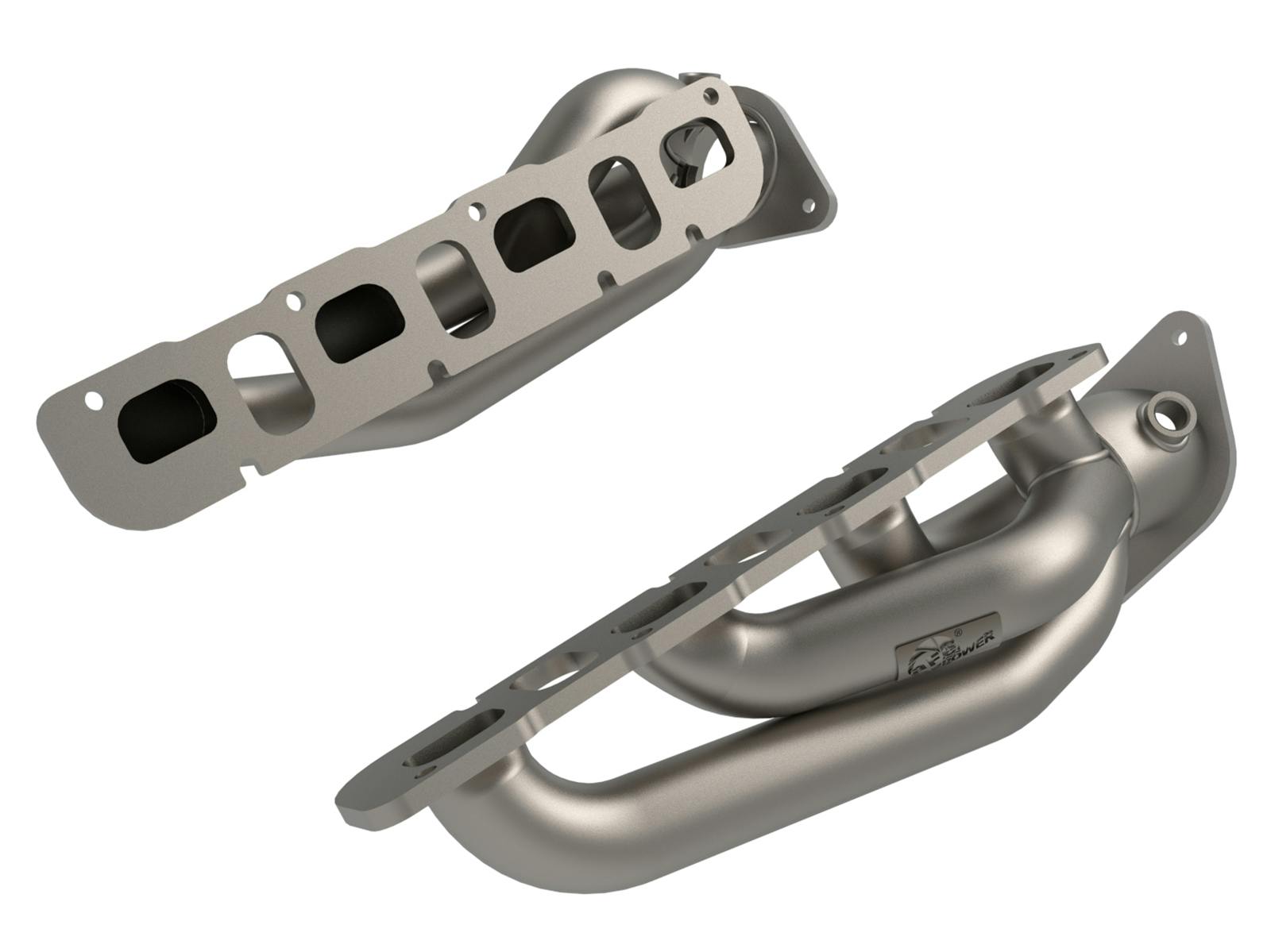 AFE 48-38031-T Twisted Steel 1-7/8 IN to 2-3/4 IN 304 Stainless Headers w/ Titanium Coat Fini