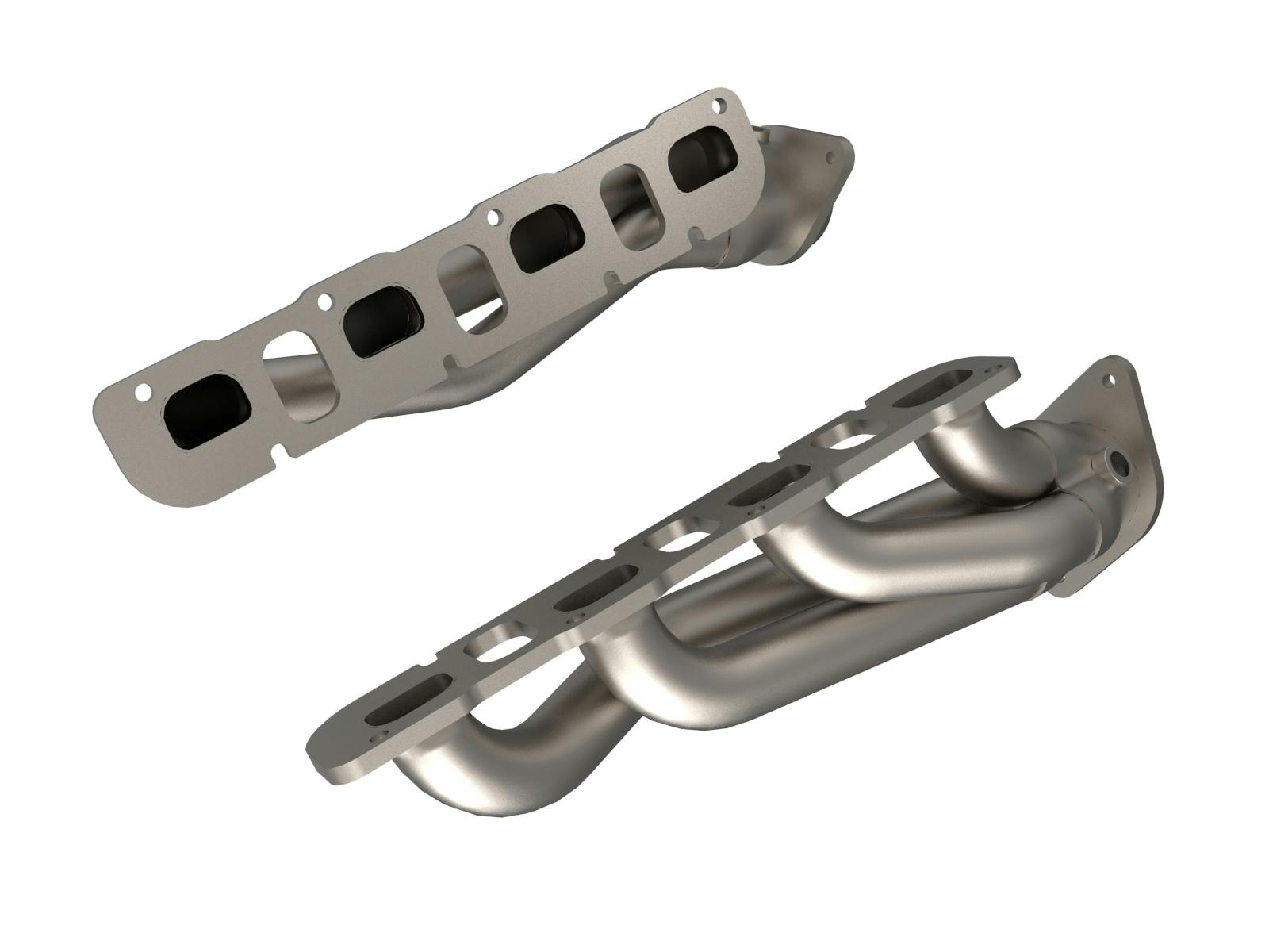 AFE 48-38032-T Twisted Steel 1-7/8 IN to 2-3/4 IN 304 Stainless Headers w/ Titanium Coat Fini