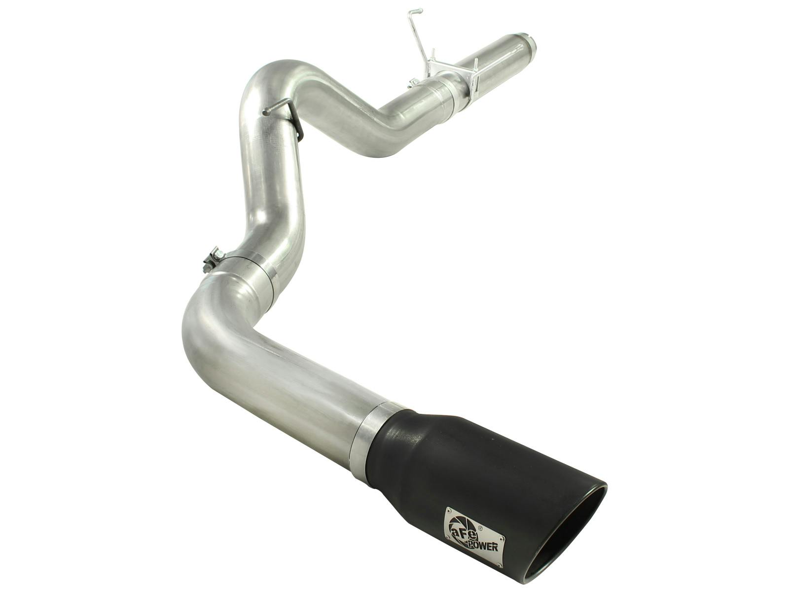 AFE 49-02016-B ATLAS 5 IN Aluminized Steel DPF-Back Exhaust System w/Black Tip