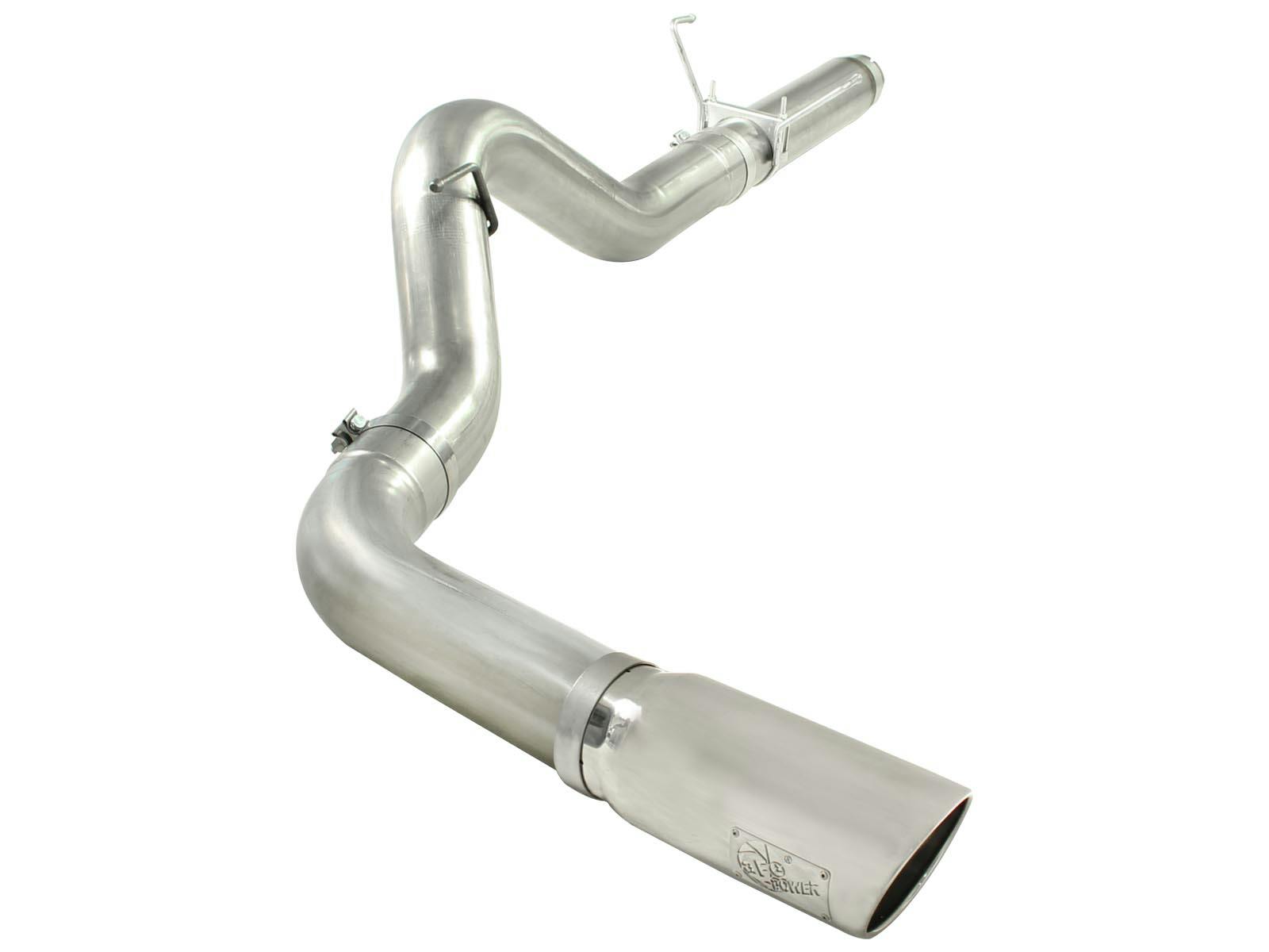 AFE 49-02016-P ATLAS 5 IN Aluminized Steel DPF-Back Exhaust System w/Polished Tip
