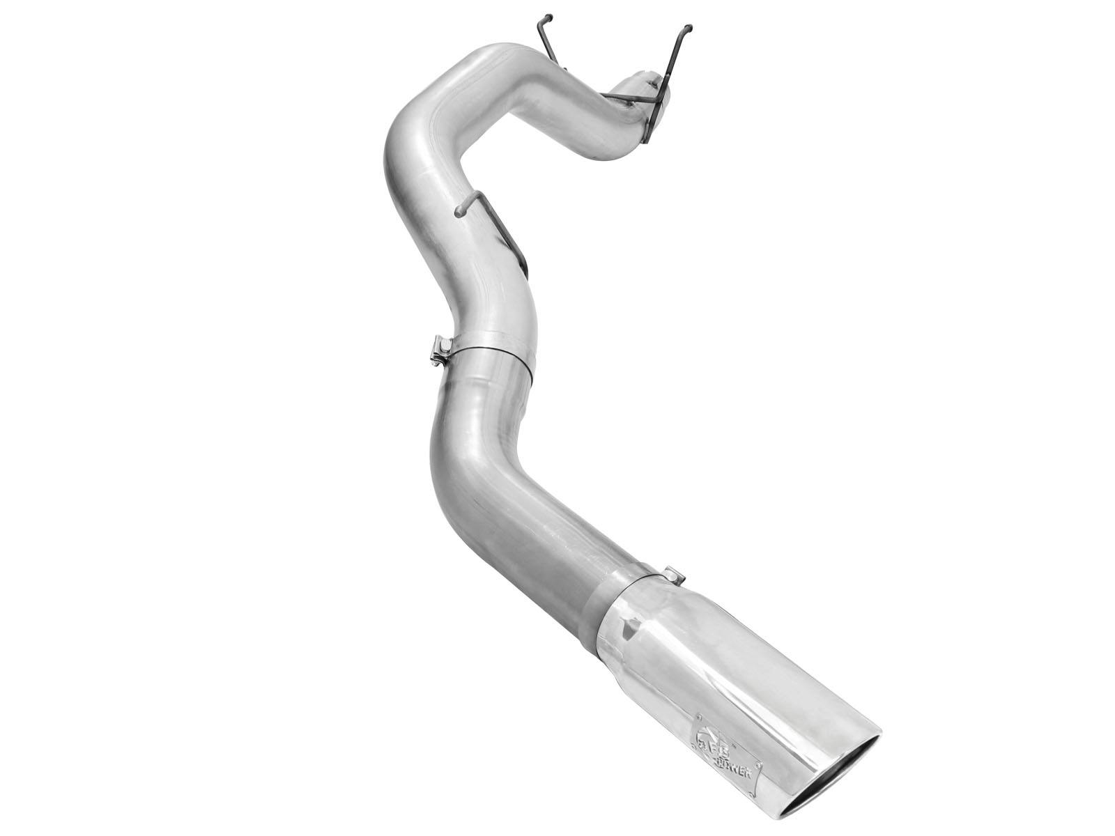 AFE 49-02039-P ATLAS 5 IN Aluminized Steel DPF-Back Exhaust System w/Polished Tip