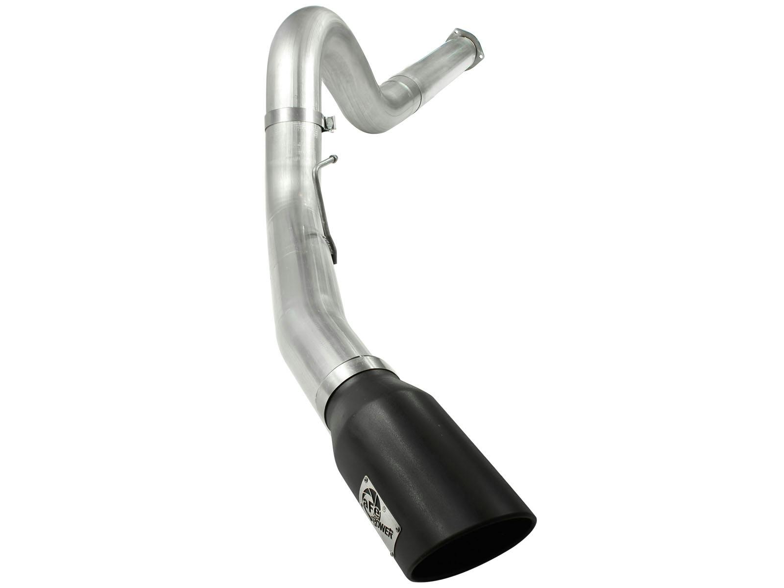 AFE 49-03055-B ATLAS 5 IN Aluminized Steel DPF-Back Exhaust System w/Black Tip