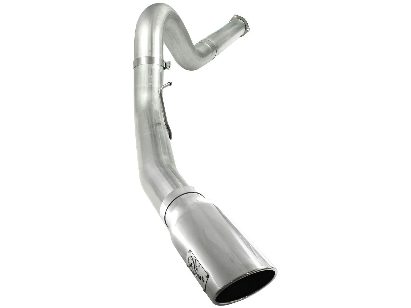 AFE 49-03055-P ATLAS 5 IN Aluminized Steel DPF-Back Exhaust System w/Polished Tip