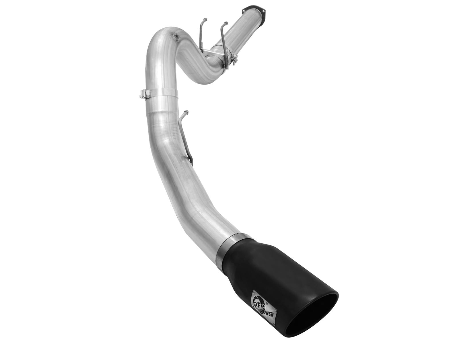 AFE 49-03064-B ATLAS 5 IN Aluminized Steel DPF-Back Exhaust System w/Black Tip