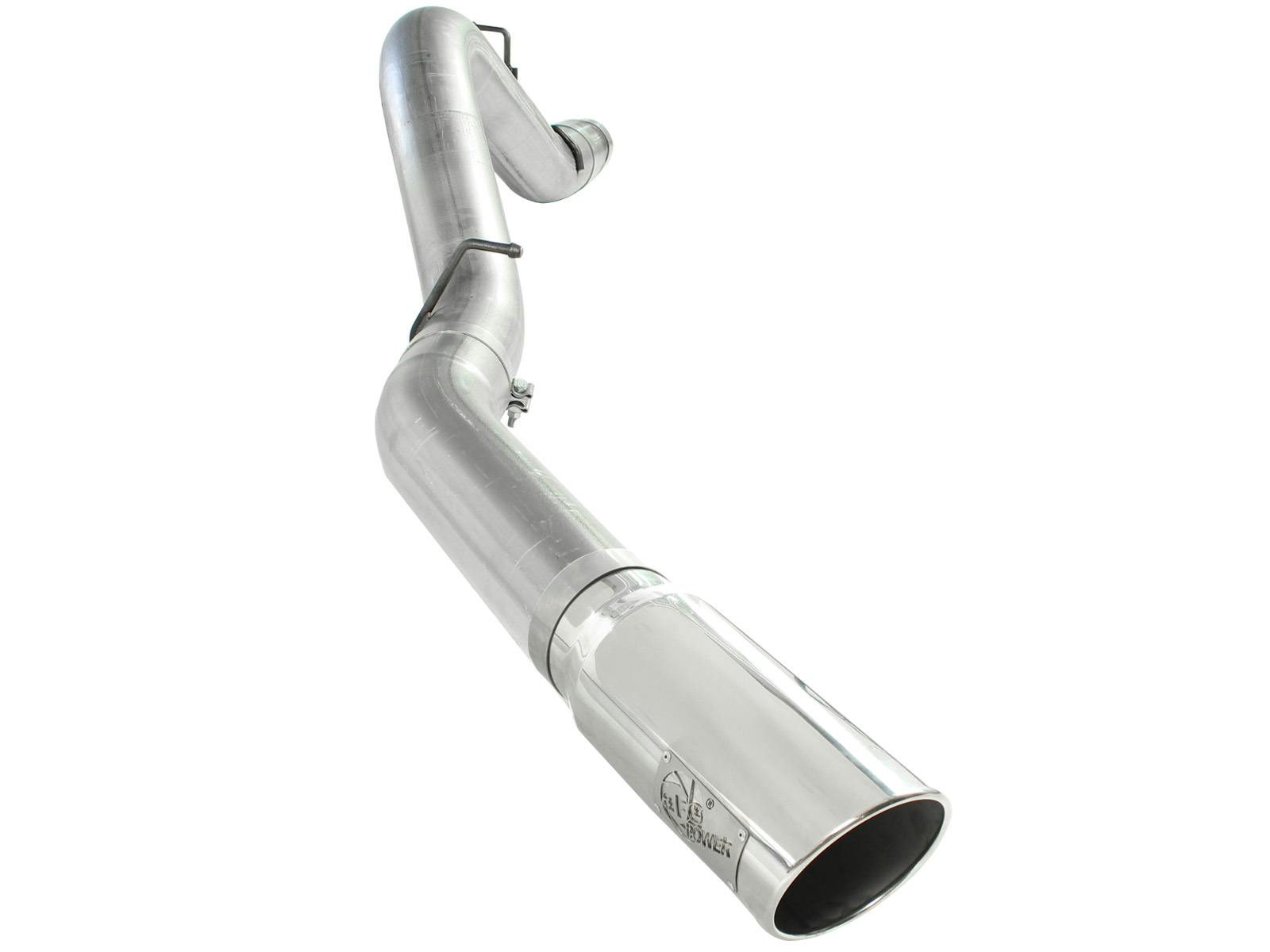 AFE 49-04041-P ATLAS 5 IN Aluminized Steel DPF-Back Exhaust System w/Polished Tip