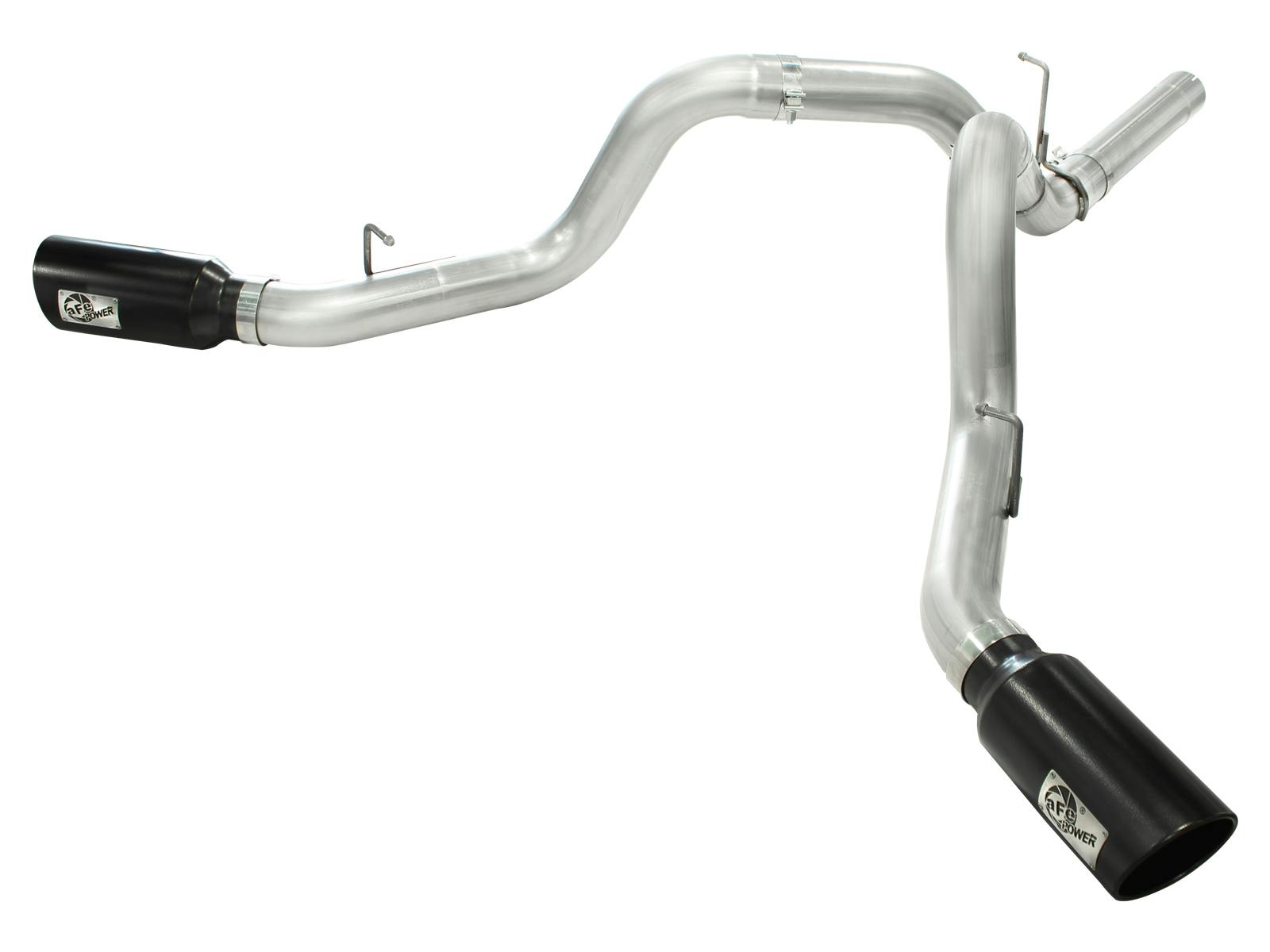 AFE 49-04043-B ATLAS 4 IN Aluminized Steel DPF-Back Exhaust System w/Black Tip