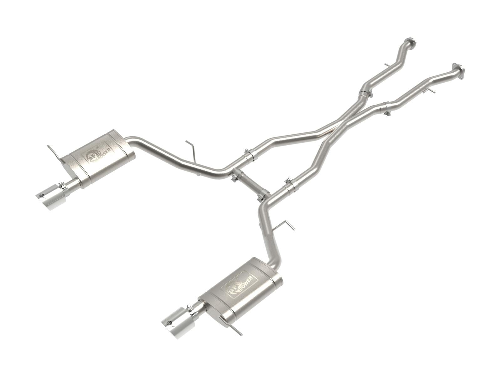 AFE 49-32086-P MACH Force-Xp 304 Stainless Steel Cat-Back Exhaust System w/ Polished Tip