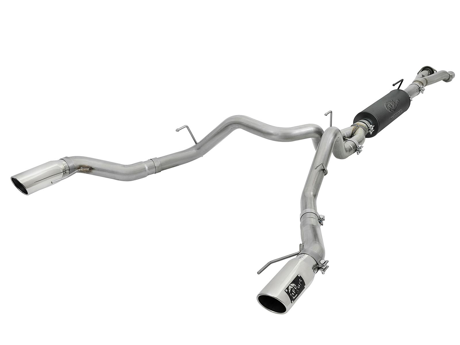 AFE 49-33094-P Rebel Series Cat-Back Exhaust System w/ Polished Tip