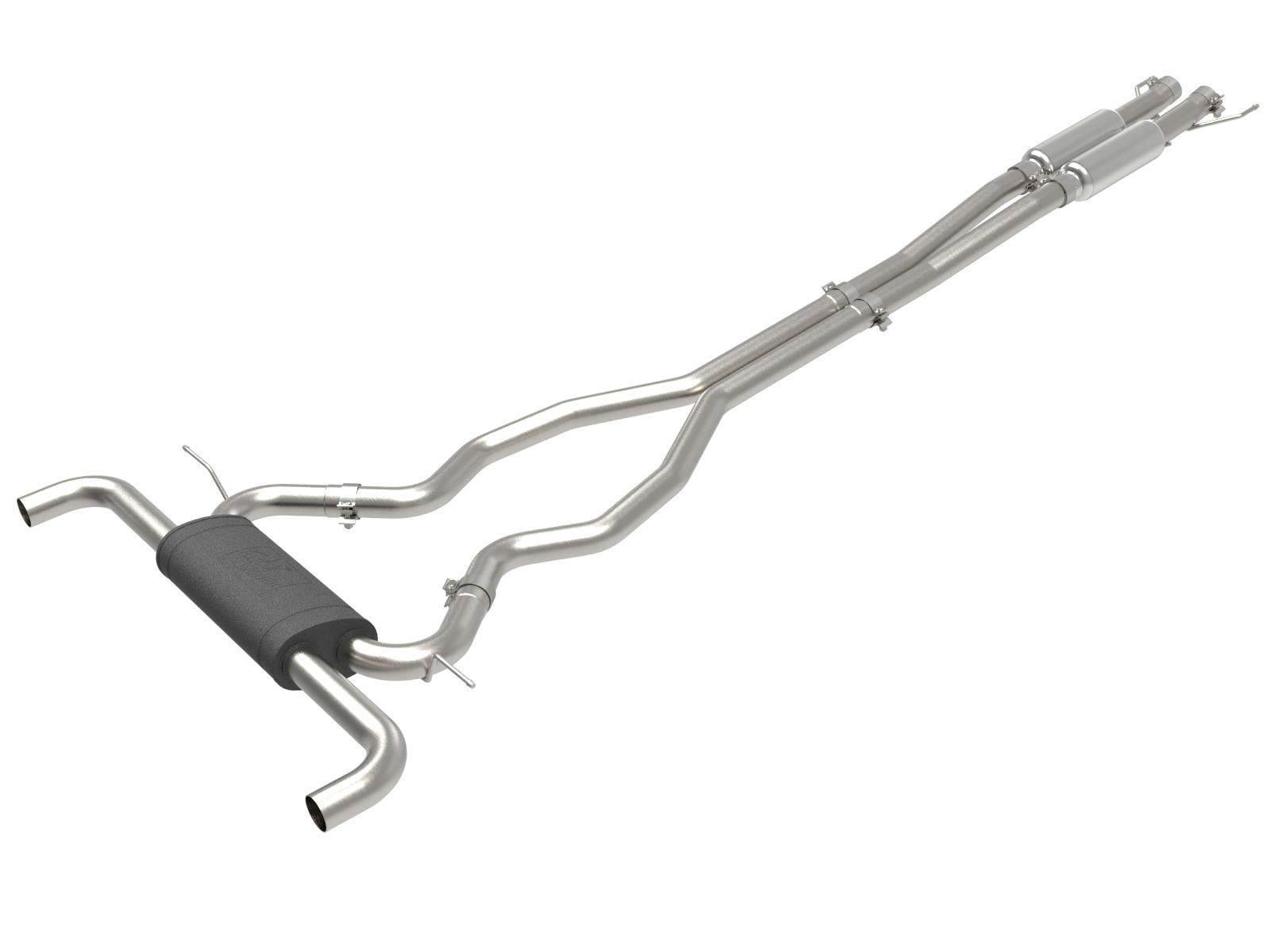 AFE 49-33133 Vulcan Series 2-1/2 IN 304 Stainless Steel Cat-Back Exhaust System