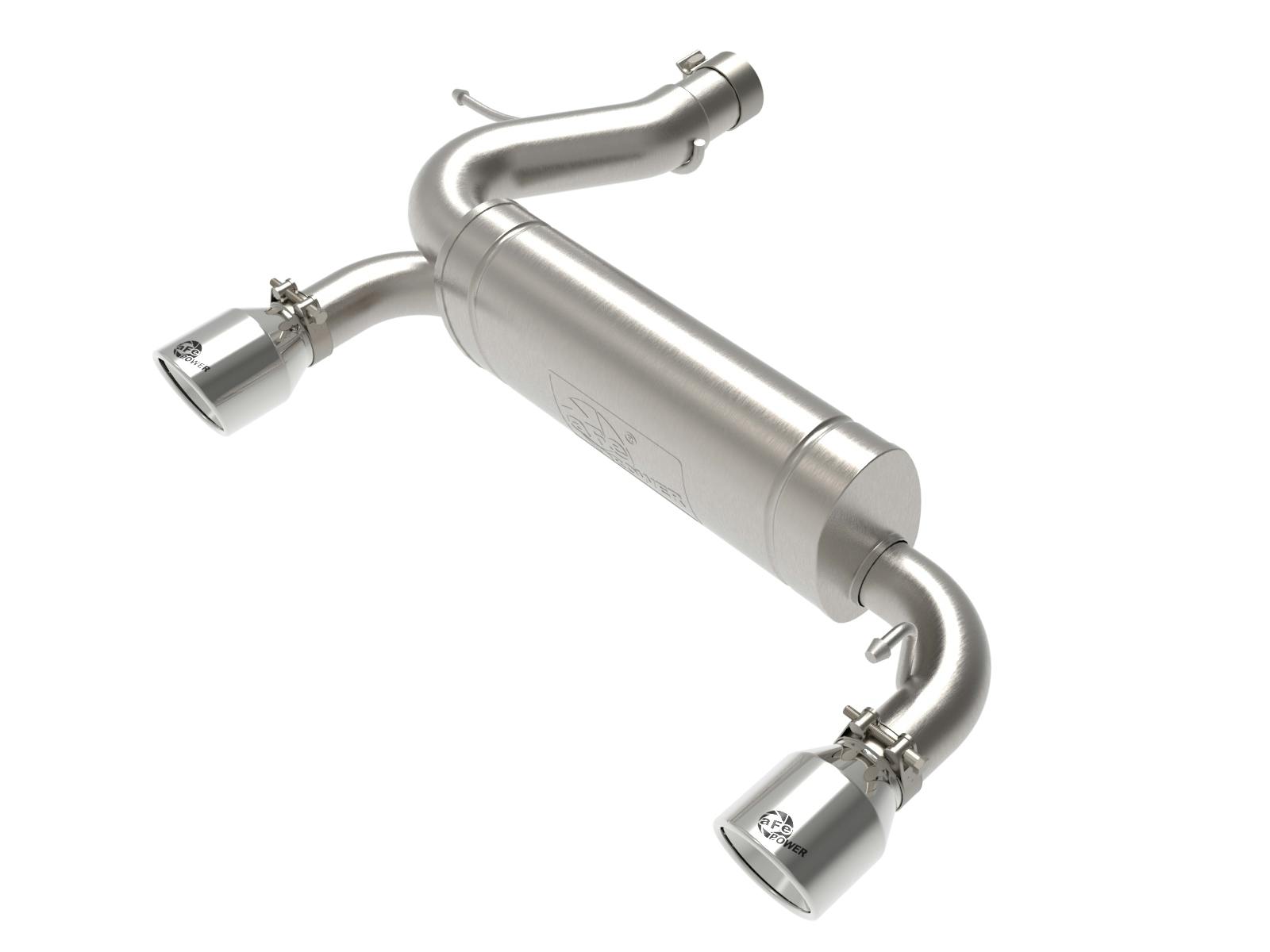 AFE 49-33137-P Vulcan Series 3 IN to 2-1/2 IN Stainless Steel Axle-Back Exhaust System Polish