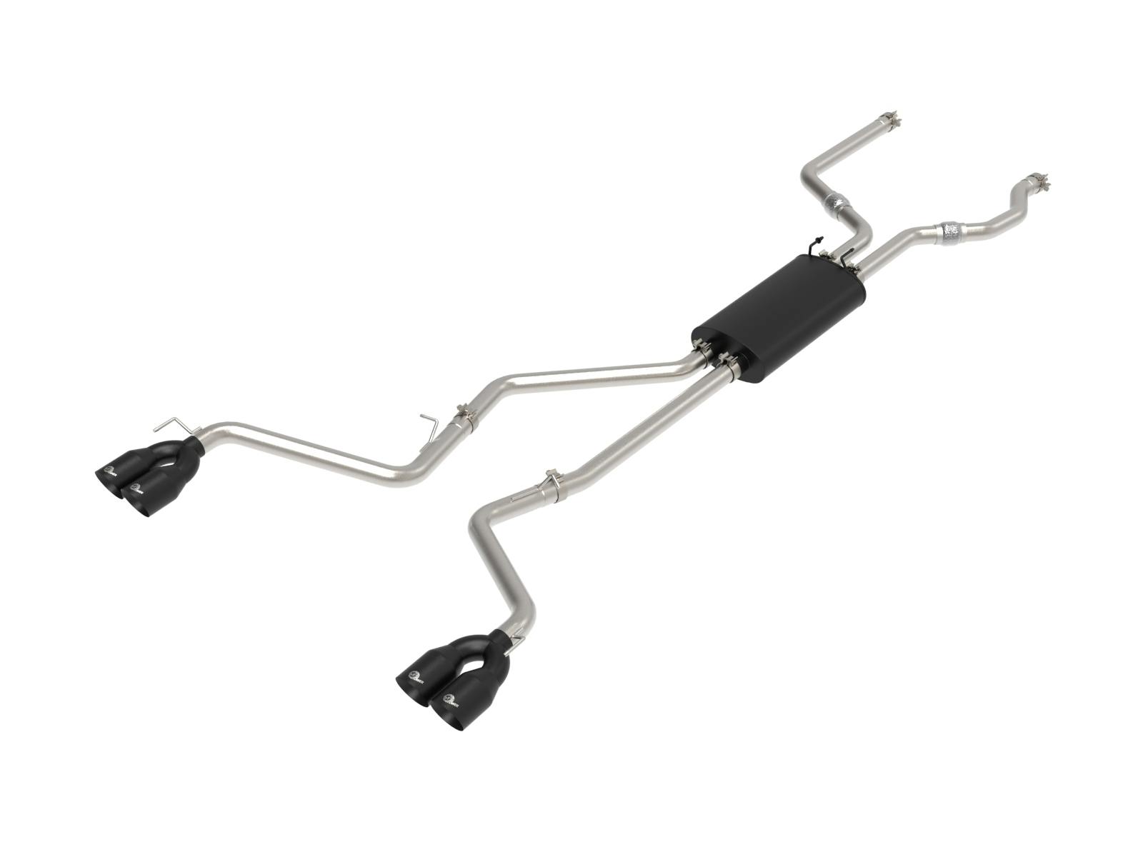 AFE 49-33139-B MACH Force-Xp 304 Stainless Steel Cat-Back Exhaust System w/ Black Tip