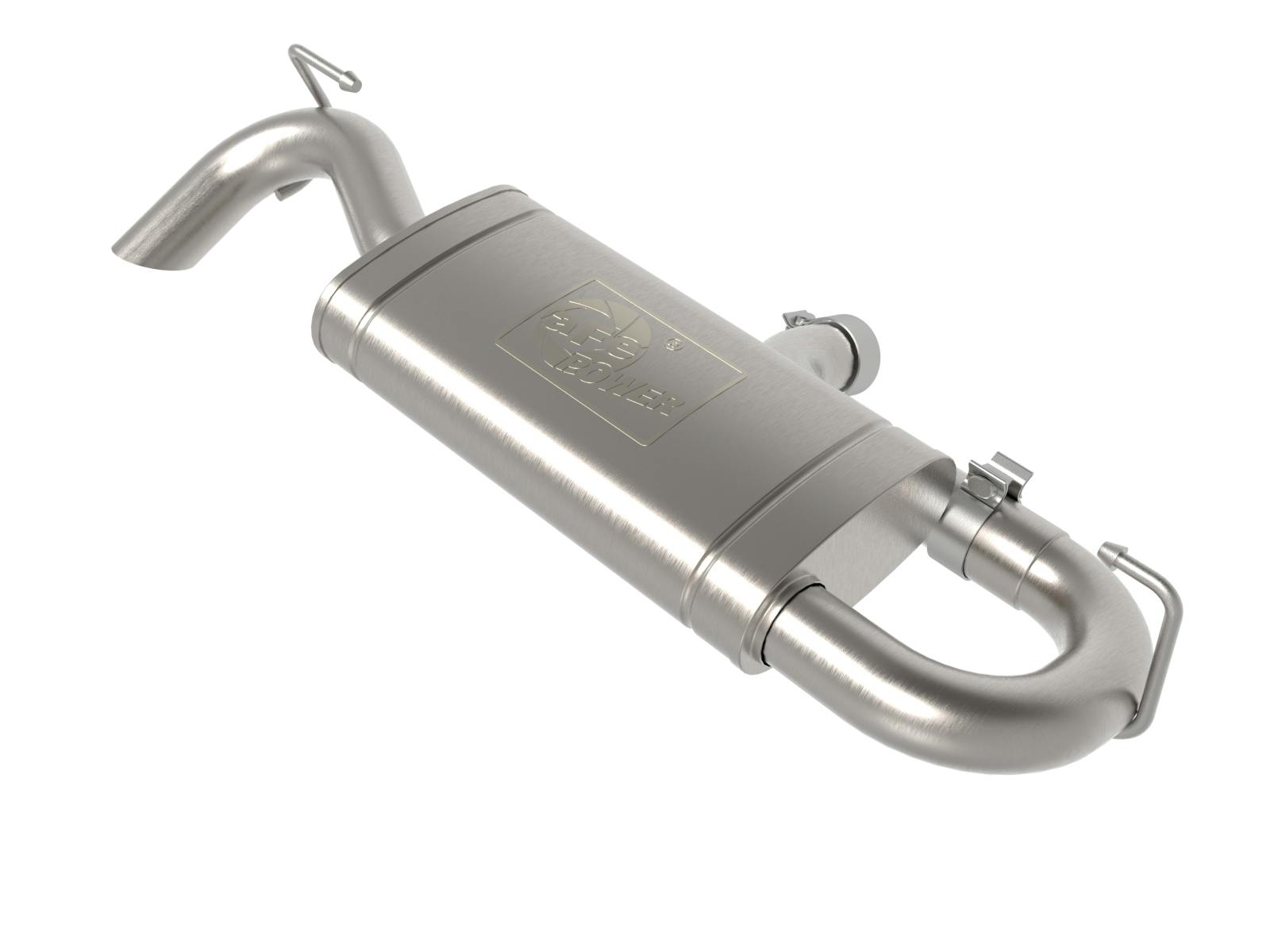 AFE 49-33141 Vulcan Series 2-1/2 IN 304 Stainless Steel Axle-Back Hi-Tuck Exhaust System
