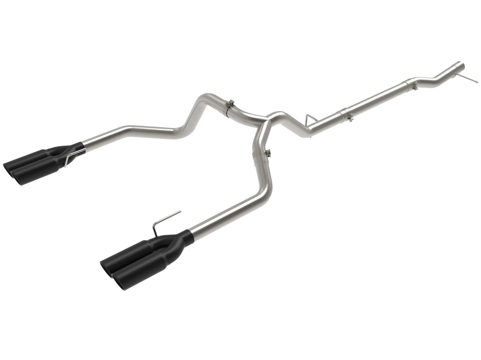 AFE 49-34146-B Vulcan Series 3 IN 304 Stainless Steel DPF-Back Exhaust System w/Black Tip